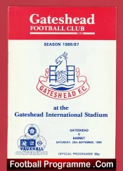 Gateshead v Barnet 1986