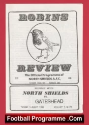 North Shields v Gateshead 1986 – Friendly Match