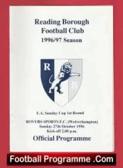 Reading Borough v Rovers Sports 1996 – FA Sunday Cup