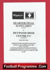 Scots Grey v Heywood Irish Centre 2009 – FA Sunday Cup
