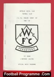 Waterloo Social Club v Nenthead 1988 – FA Sunday Cup