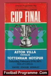 Aston Villa v Tottenham 1971 – League Cup Final