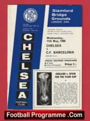 Chelsea v Barcelona 1966 – Fairs Cup Semi Final Game