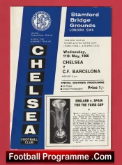 Chelsea v Barcelona 1966 – Fairs Cup Semi Final Game