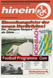 Kaiserslautern v Glasgow Rangers 1984 – Germany Football