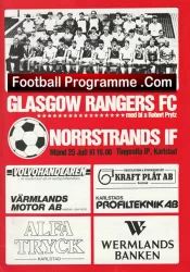 Norrstrands IF v Glasgow Rangers 1993 – Friendly Match Sweden
