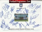 Brighton Hove Albion Football Club Multi Autographed Signed Team 2010 2011