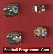 Manchester United Football Badge Collection Man Utd Badges X 4