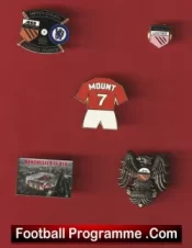 Manchester United Football Badge Collection Man Utd Badges X 5