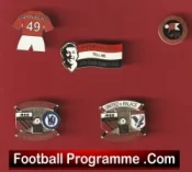 Manchester United Football Badge Collection Man Utd Badges X 5