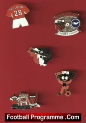 Manchester United Football Badge Collection Man Utd Badges X 5