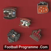 Manchester United Football Badge Collection Man Utd Badges X 5
