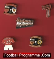 Manchester United Football Badge Collection Man Utd Badges X 5