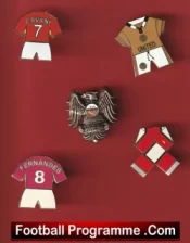 Manchester United Football Badge Collection Man Utd Badges X 5