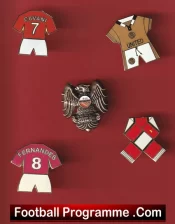 Manchester United Football Badge Collection Man Utd Badges X 5