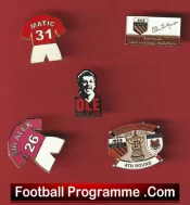 Manchester United Football Badge Collection Man Utd Badges X 5