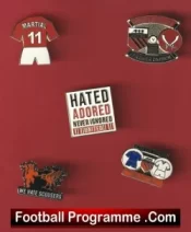 Manchester United Football Badge Collection Man Utd Badges X 5