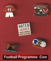 Manchester United Football Badge Collection Man Utd Badges X 5