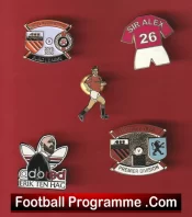 Manchester United Football Badge Collection Man Utd Badges X 5
