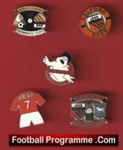 Manchester United Football Badge Collection Man Utd Badges X 5