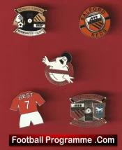 Manchester United Football Badge Collection Man Utd Badges X 5