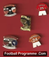 Manchester United Football Badge Collection Man Utd Badges X 5