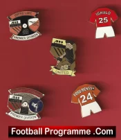 Manchester United Football Badge Collection Man Utd Badges X 5