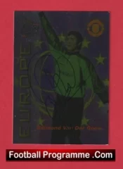 Manchester United Raimond Van De Gouw Autograph Signed Football Card Man Utd