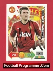 Manchester United Michael Carrick Autographed Signed Football Card Man Utd