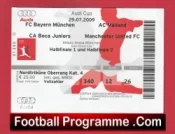 Boca Juniors v Manchester United 2009 – Football Ticket Germany Day 1