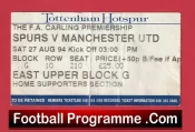Tottenham Hotspur v Manchester United 1994 – Match Ticket