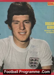 Manchester United Brian Kidd Signed Magazine Picture Man Utd
