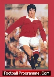 Manchester United Tony Dunne Signed Picture Man Utd