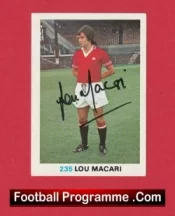 Manchester United Multi Signed Football Sitckers X 4