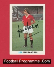 Manchester United Multi Signed Football Sitckers X 4