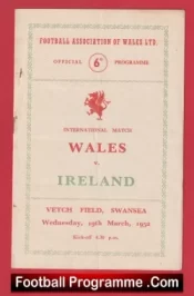 Wales v Ireland 1952 – Vetch Field Swansea