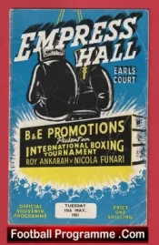 Earls Court International Boxing Tournament 1951