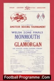 Wales Amateur Boxing Tournament Monmouth v Glamorgan 1952