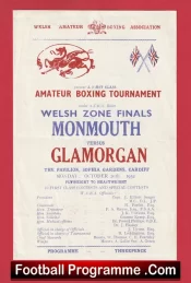 Wales Amateur Boxing Tournament Monmouth v Glamorgan 1952