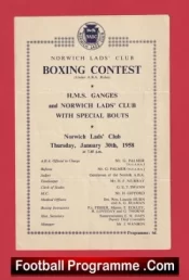 Norwich Lads Club Boxing Tournament 1958