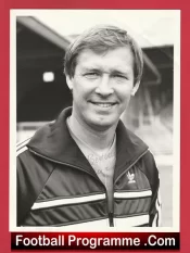 Aberdeen Sir Alex Ferguson Signed Photograph 1980s