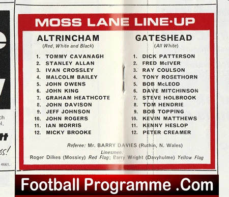 Altrincham v Gateshead 1978 - Image 3