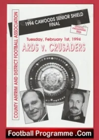 Ards v Crusaders 1994 – Senior Shield Cup Final Antrim