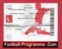 Boca Juniors v Manchester United 2009 – Football Ticket Germany Day 2
