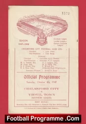 Chelmsford City v Yeovil Town 1947