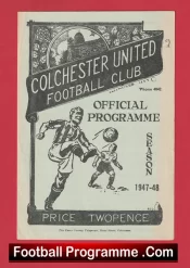 Colchester United v Chelmsford City 1948