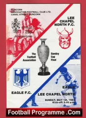 Eagle v Lee Chapel North 1983 – at Runcorn FC