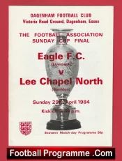 Eagle v Lee Chapel North 1984 – at Dagenham FC