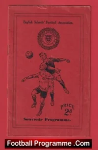England v Scotland 1934 – Schoolboys at Arsenal 1930s