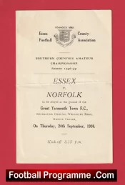 Essex v Norfolk 1936 – Southern Counties Amateur Championship Yarmouth